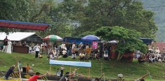 Lebaran 1446 H, Pemuda Nagari Taluak Gelar Pacu Biduak