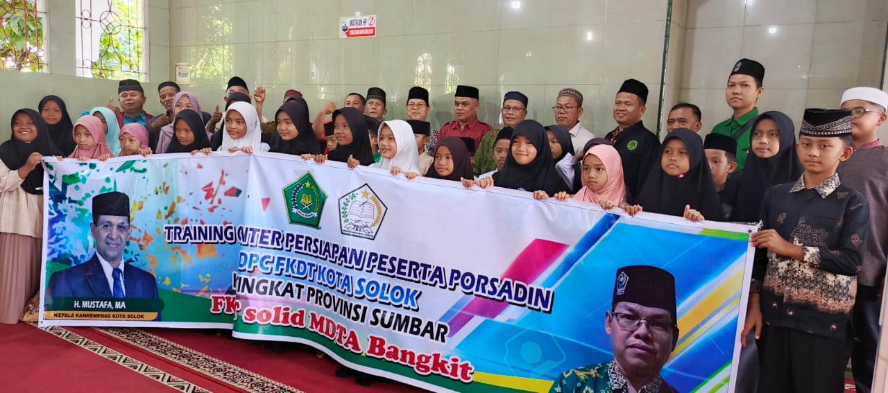 Training Center Porsadinnas Kota Solok: Siapkan Santri Terbaik ke Tingkat Nasional