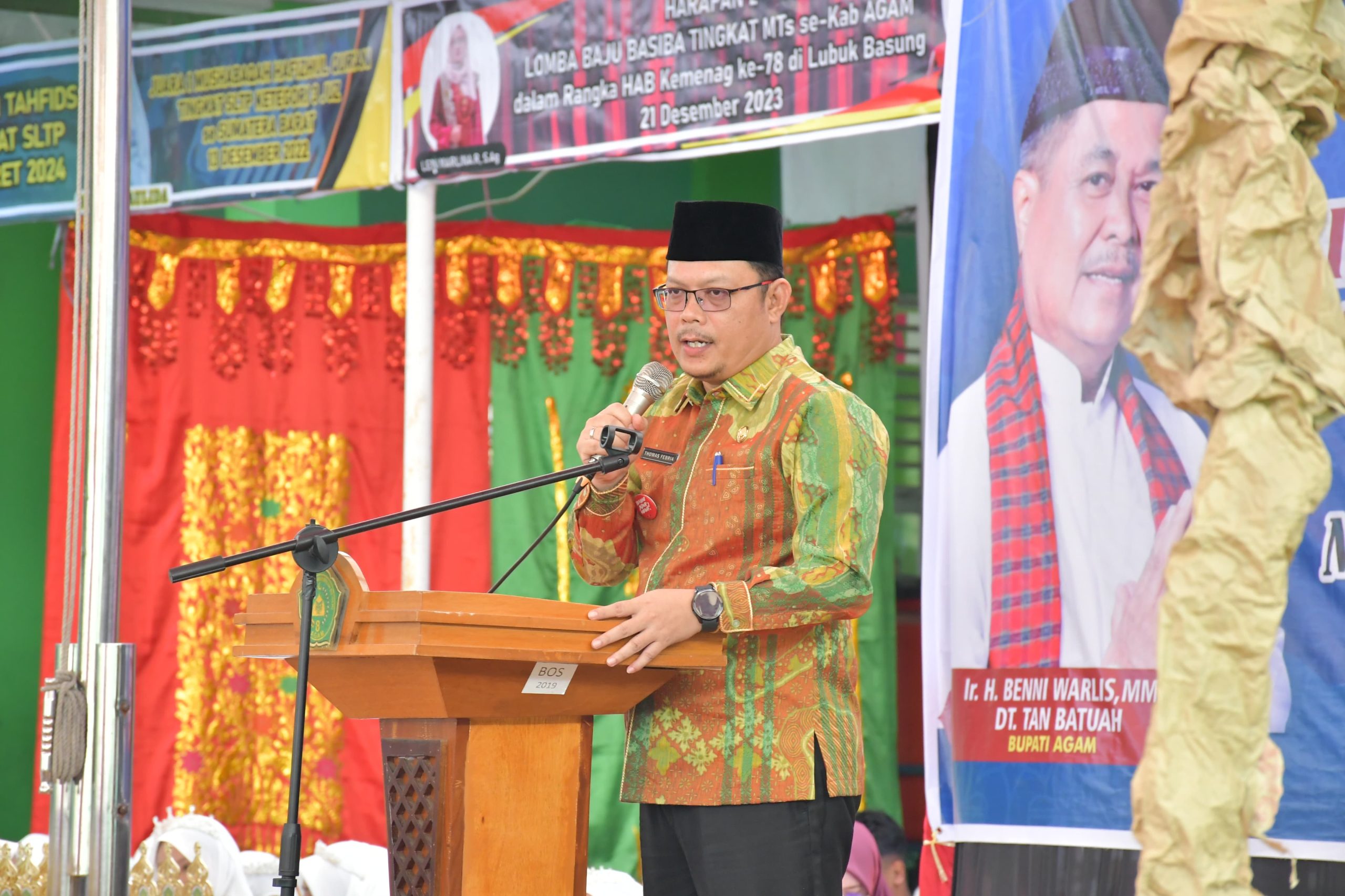 90 Santri MTsN 8 Agam Diwisuda, Kemenag Dan Bupati Agam Beri Apresiasi