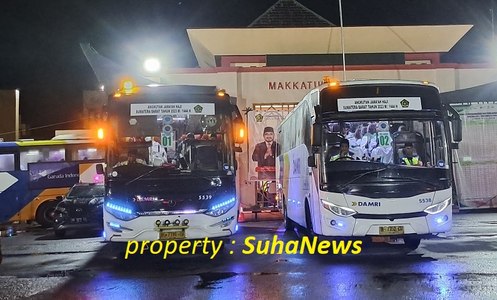 Haji 2025, Tak Ada Bus Damri di Embarkasi Padang 2 00607 bus damri haji a