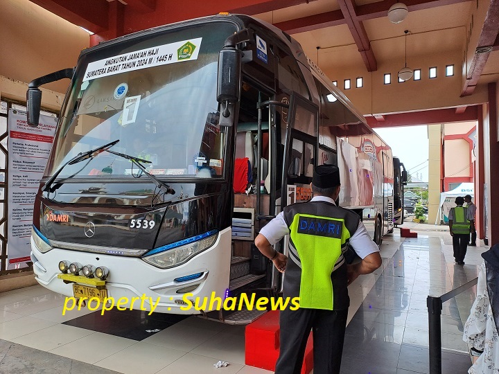 Haji 2025, Tak Ada Bus Damri di Embarkasi Padang 1 00607 bus damri haji aa
