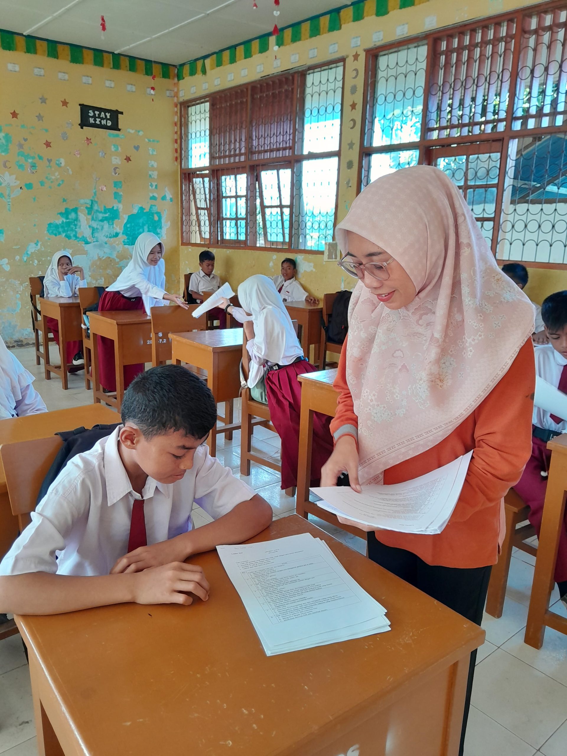 MTsN 4 Agam Gelar Tes Gaya Belajar Bagi Siswa Baru