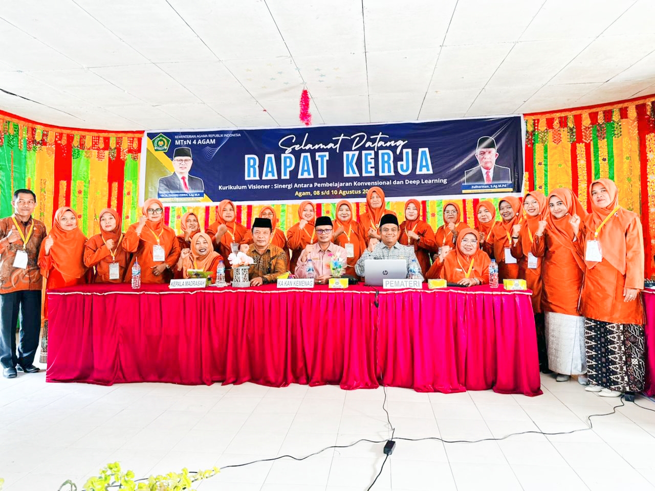 Kakan Kemenag Agam Dorong MTsN 4 Perkuat Kurikulum Inovatif Berbasis Cinta dan Deep Learning