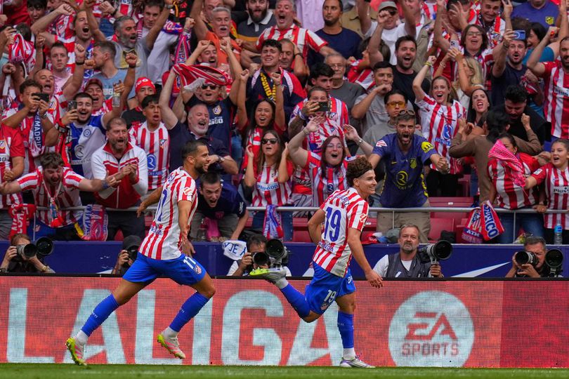 Derby Madrid: Atletico Madrid Hantam Real Madrid 5-2 1 Madrid julian alvarez atm 5a65636