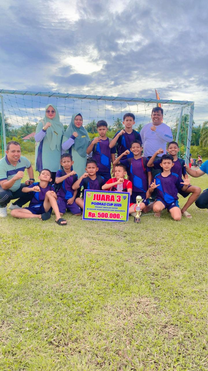 SDN 50 Padang Tongga Amankan Peringkat Ketiga, SDN 52 Sago Juara Dua POSMAS Cup 2025