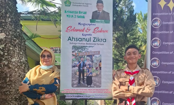 Zikra, Sosok Dibalik "Rantang kecil" Yang Harumkan nama MTsN 2 Solok 3 00503 zikra d