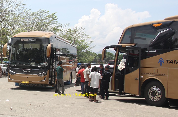 Dulu Cadangan, Lebaran ini PO. TAM Berangkat Hingga 7 Unit 2 02803 bus tam b