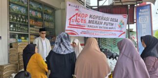 Jelang Lebaran, Koperasi Desa Merah Putih Nagari Batang Barus Gelar Bazar Sembako Murah