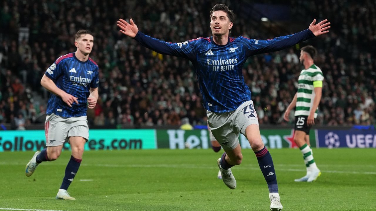 Liga Champions: Tekuk Sporting CP, Selangkah Lagi Arsenal ke Semifinal 1 Arsenal kai havertz arsenal 938e70d