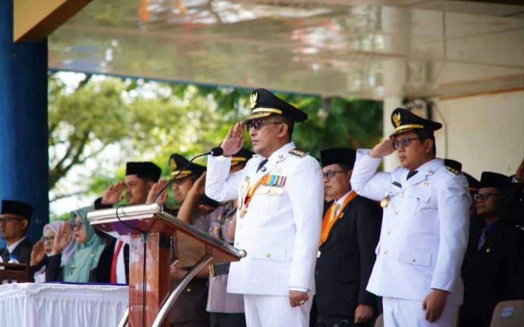 Peringati Hari Otda XXX dan Hardiknas 2026, Pemda Tanah Datar Gelar Upacara