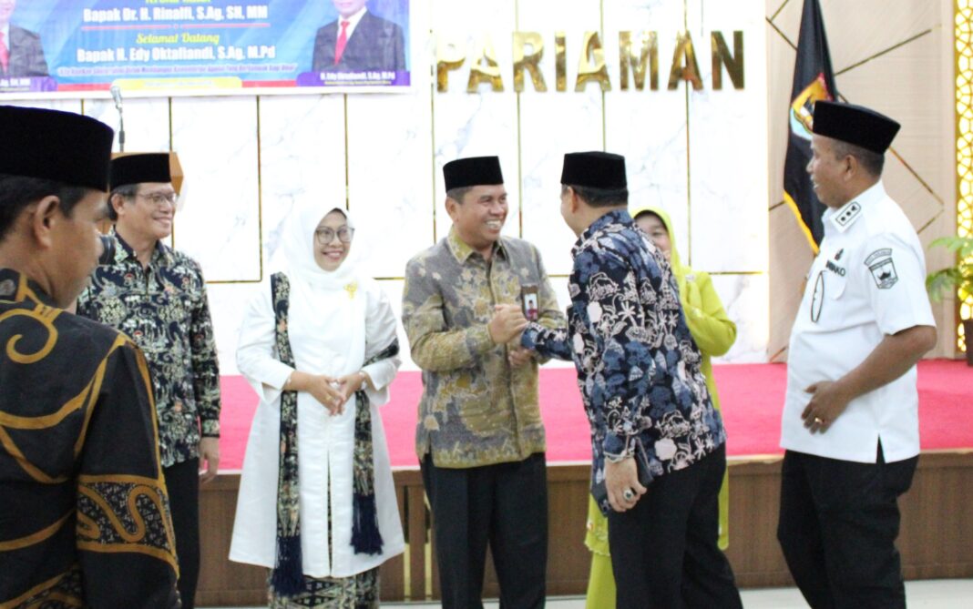 Pisah Sambut Kakankemenag di Balaikota Pariaman, Siap Tingkatkan Layanan Berdampak Untuk Umat