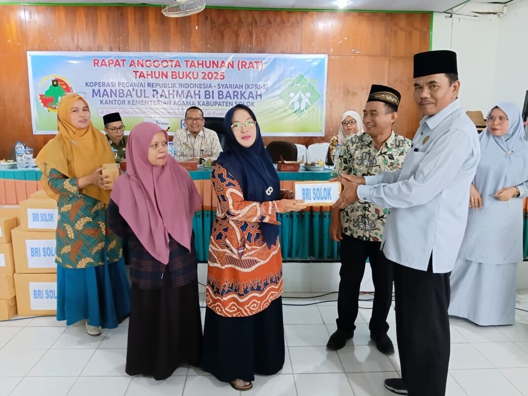 Tutup Buku 2025, KPRI Syariah Kemenag Kabupaten Solok Pilih Pengurus Baru
