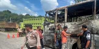 2 Kebakaran Bus di Sumsel di Bulan Ini dengan Waktu dan Lokasi Berbeda