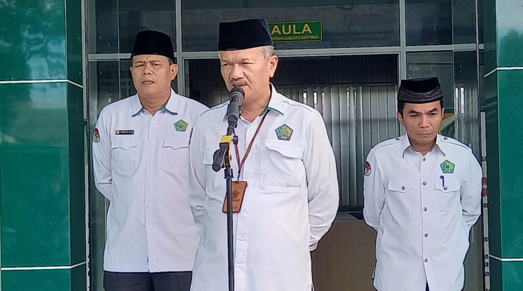 Apel di Kemenag Bukittinggi, Kasi Bimas Islam Ajak ASN Perkuat Komitmen dan Layanan Publik