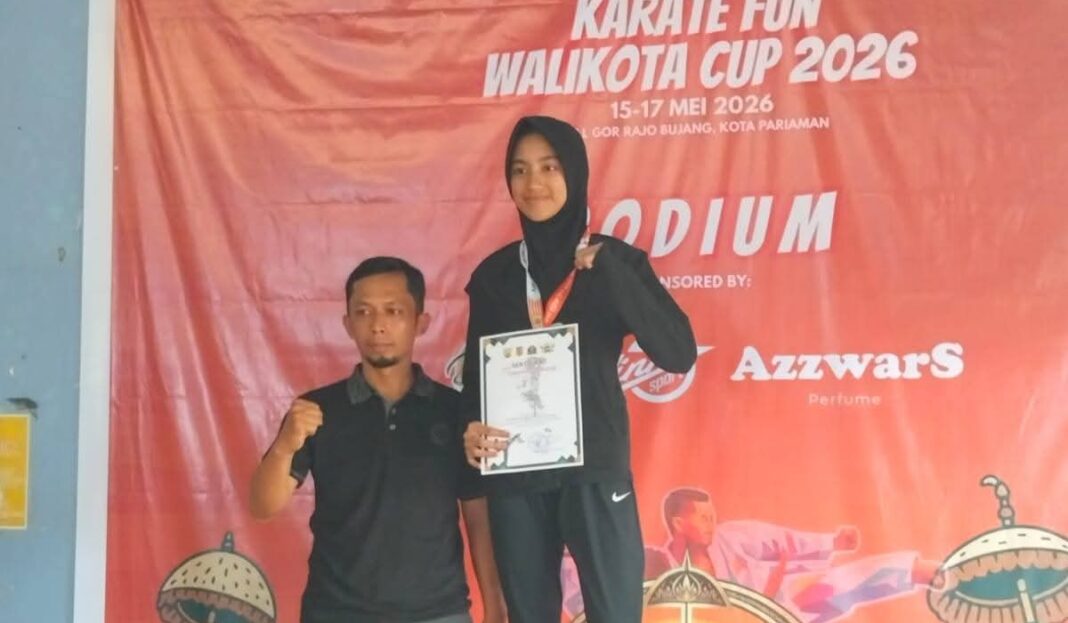 4 Pendekar MTsN 2 Bukittinggi Berjaya di Open Tournament Karate Fun Wali Kota Cup 2026 Pariaman