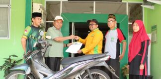 Kemenag Pariaman Serahkan Aset BMN ke Penyelenggara Zawa
