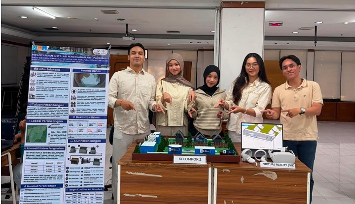 Ubah Air Gambut Jadi Sumber Air Bersih, Mahasiswa UPER Rancang Instalasi Air Bersih Skala Komunal 1 01901 uper a