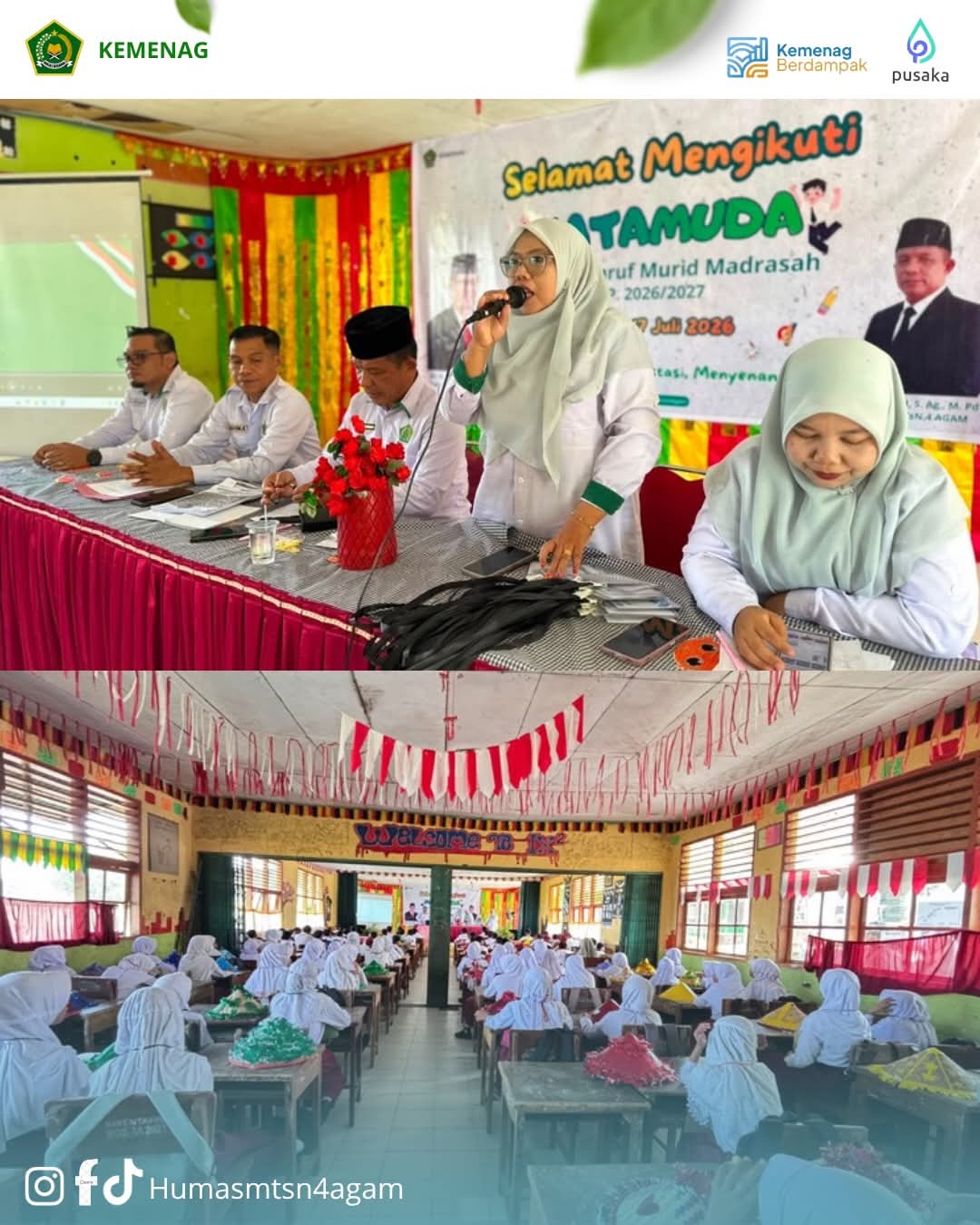 Hari Pertama MATAMUDA MTsN 4 Agam Berlangsung Sukses dan Penuh Antusias 3 Hari Pertama MATAMUDA MTsN 4 Agam Berlangsung Sukses dan Penuh Antusias