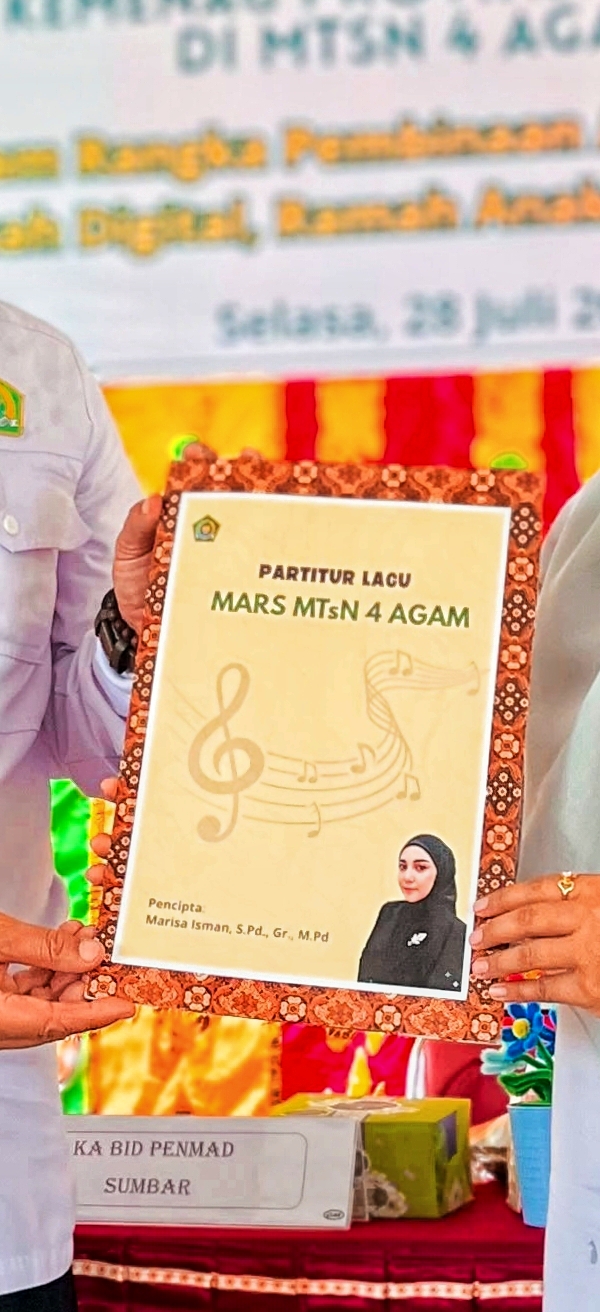 Mahakarya Membanggakan! Launching Mars MTsN 4 Agam