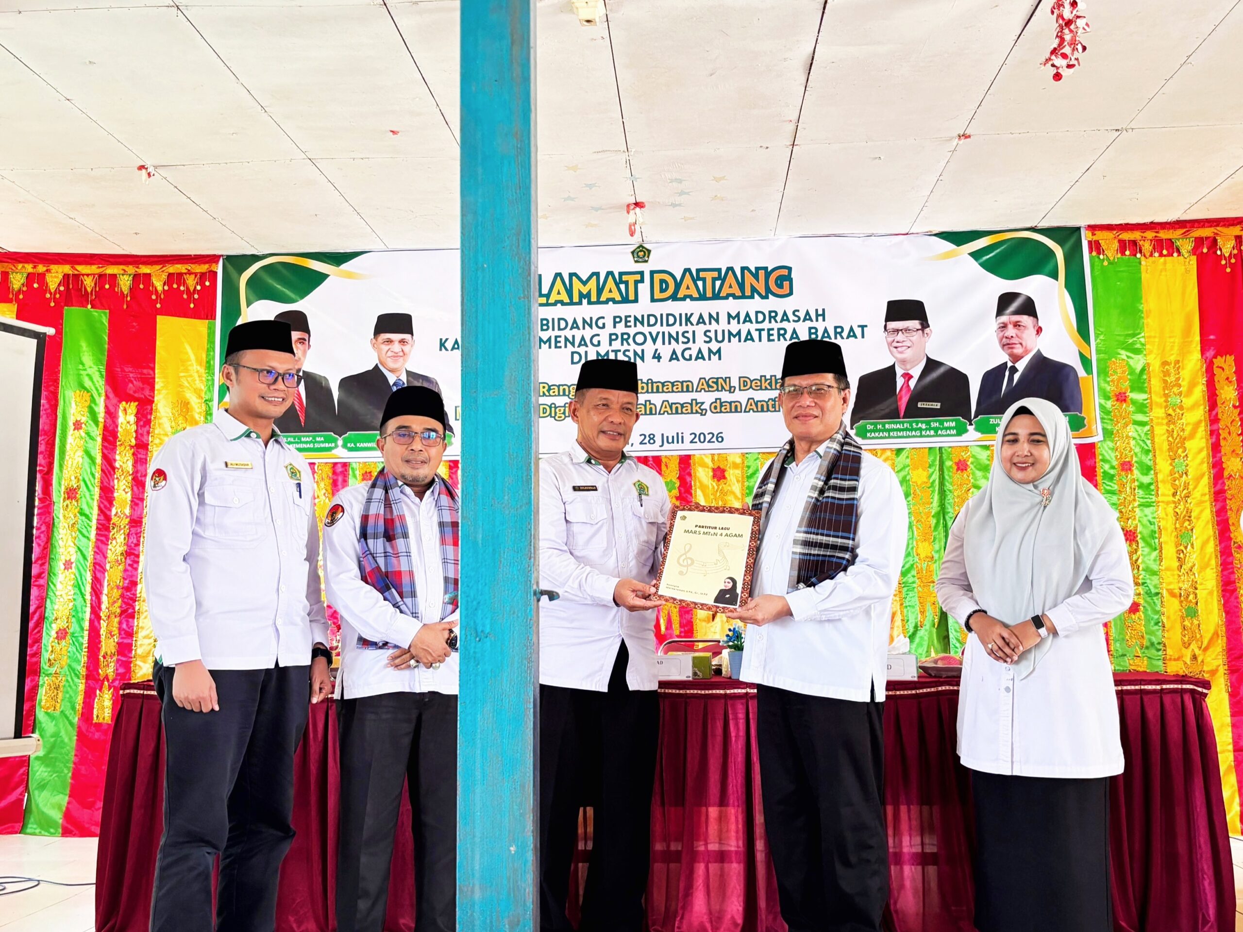 Mahakarya Membanggakan! Launching Mars MTsN 4 Agam