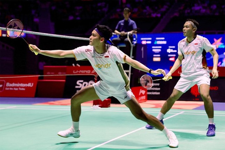 Taklukkan Ganda Nomor 1 Dunia, Fajar/Fikri Juara China Open 2026 1 fajar alfian