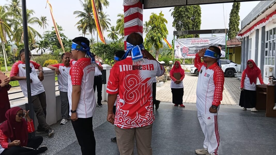 Sederhana Namun Seru, Peringatan HUT ke 81 RI di Kantor Kemenag Kabupaten Solok