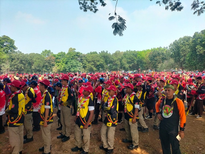 Warna Warni Pakaian Daerah dan Yel Yel Penuh Semangat, Meriahnya JAMNAS XII 3 01306 jamnas b