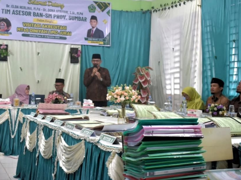 Akreditasi MTsS Diniyah Limo Jurai, Ali Mutasar Berharap Raih Predikat Unggul