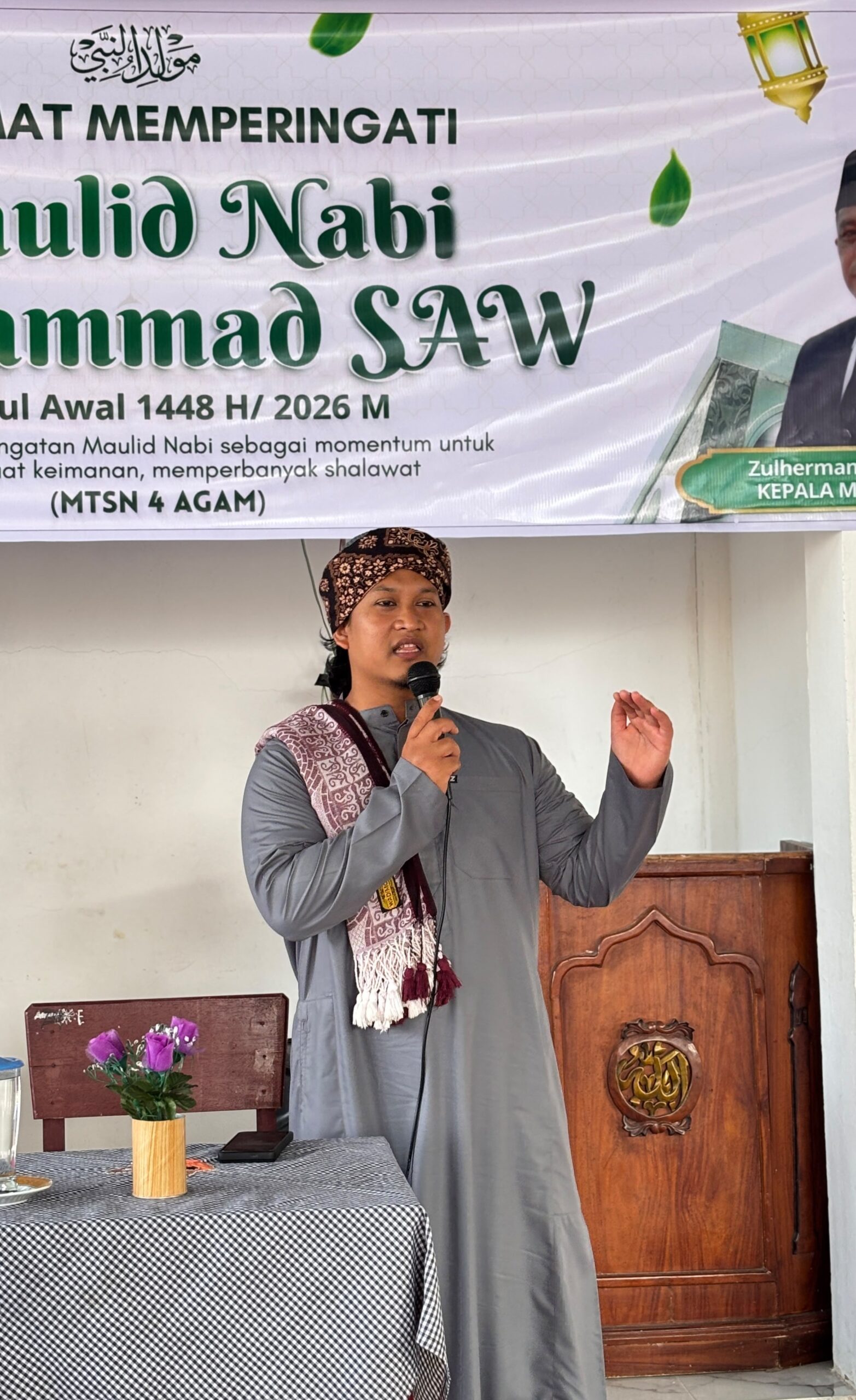 MTsN 4 Agam Gelar Peringatan Maulid Nabi Muhammad Saw 1448 H