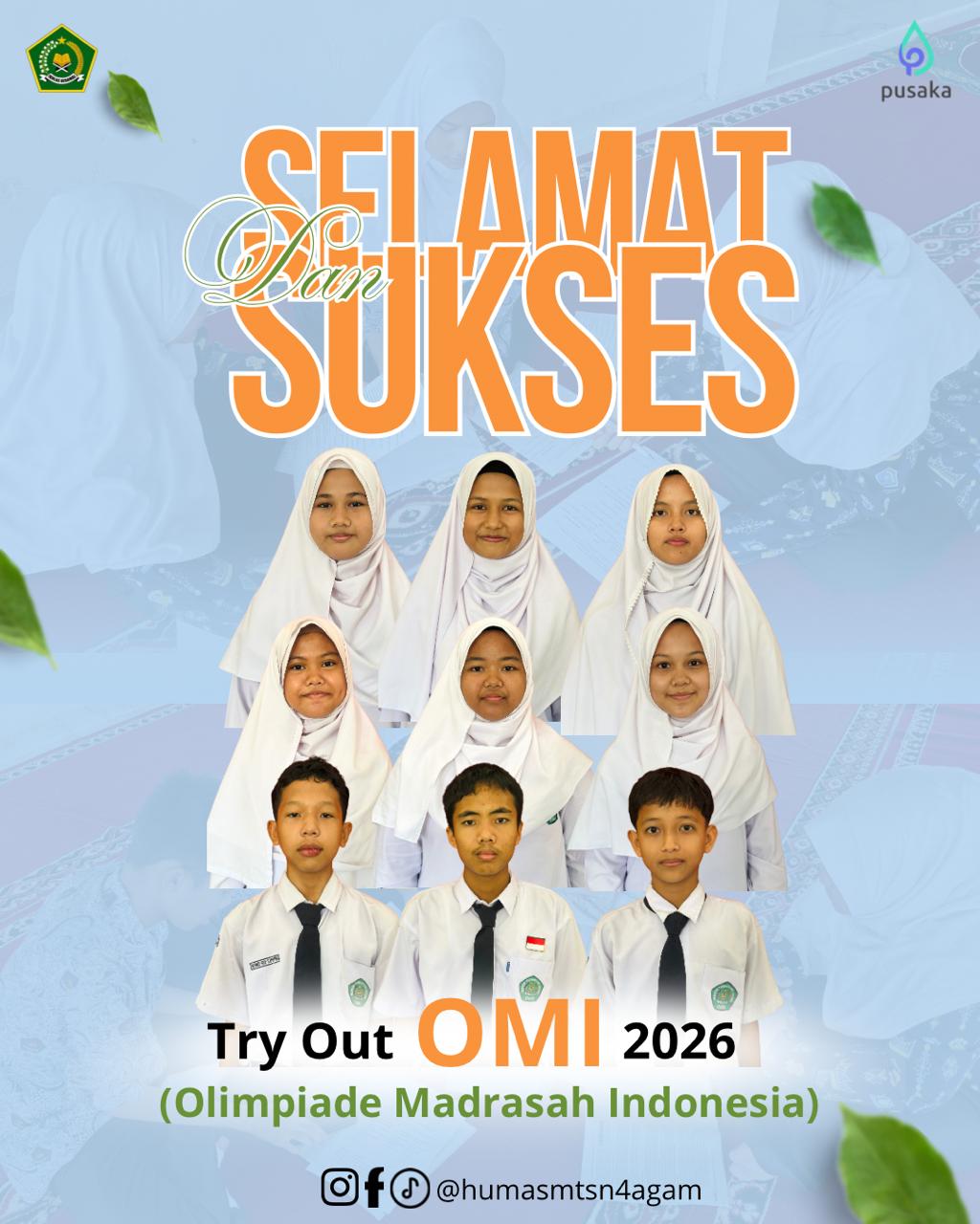 Siap Berprestasi, 9 Siswa Terbaik MTsN 4 Agam Mantapkan Persiapan Hadapi OMI 2026 4 Siap Berprestasi, 9 Siswa Terbaik MTsN 4 Agam Mantapkan Persiapan Hadapi OMI 2026