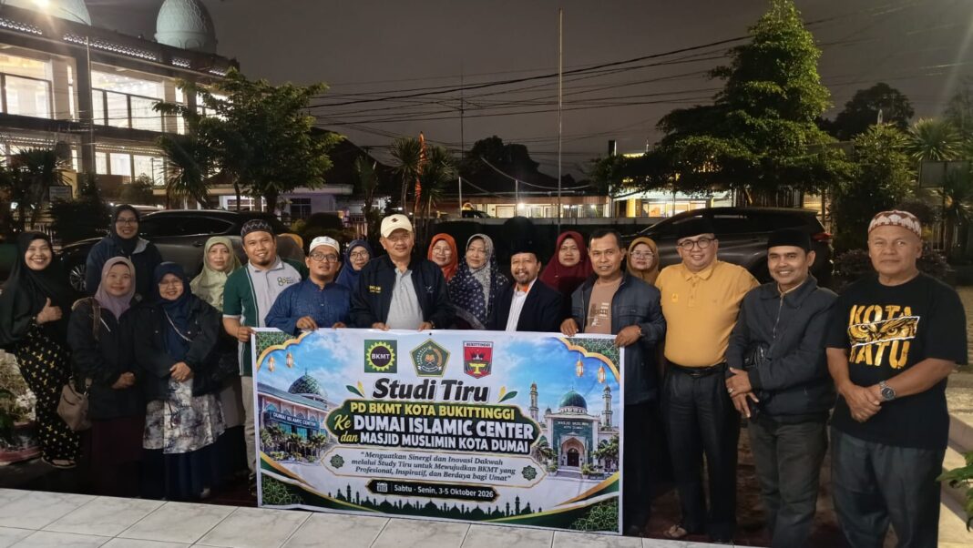 Dakwah BKMT Kota Bukittinggi Studi Tiru ke Kota Dumai