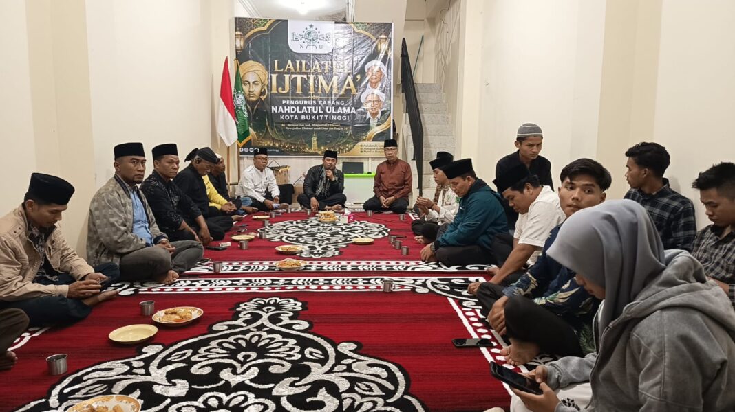 Perkuat Silaturahmi dan Kaderisasi, PCNU Bukittinggi Gelar Lailatul Ijtima