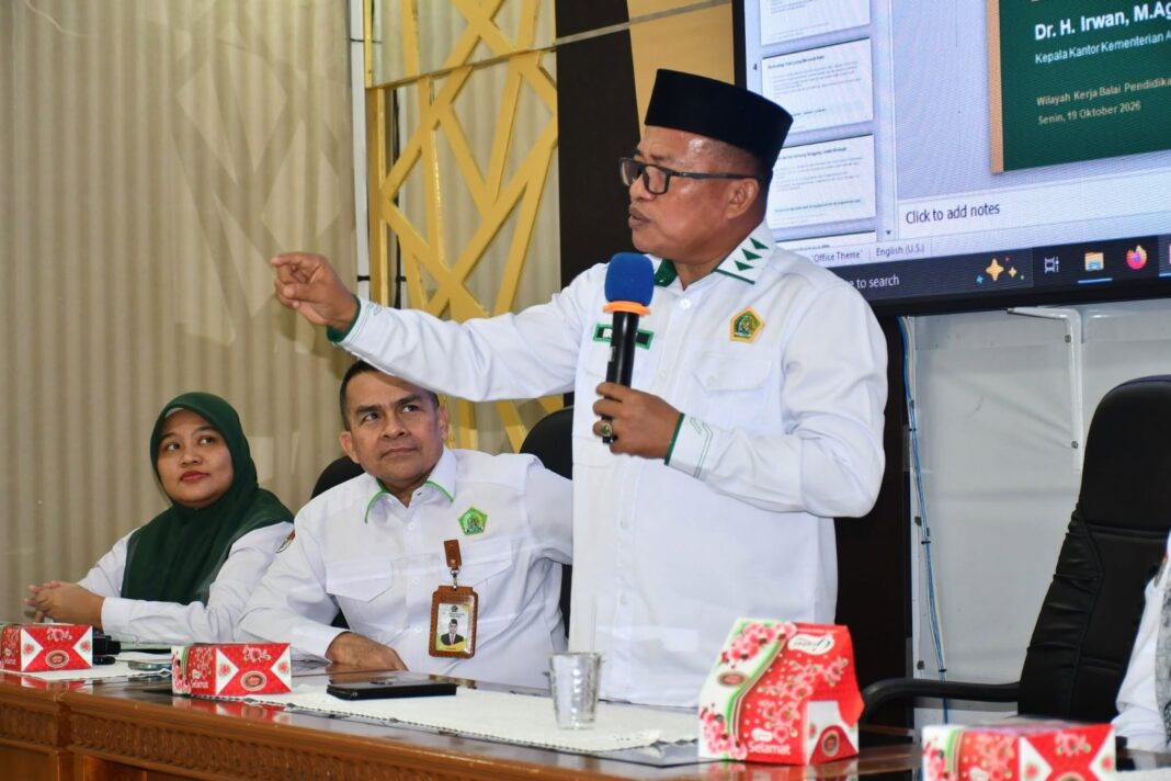 Kakan Kemenag Bukittinggi Paparkan Kebijakan Strategis Moderasi Beragama dan Ekoteologi kepada PPPK